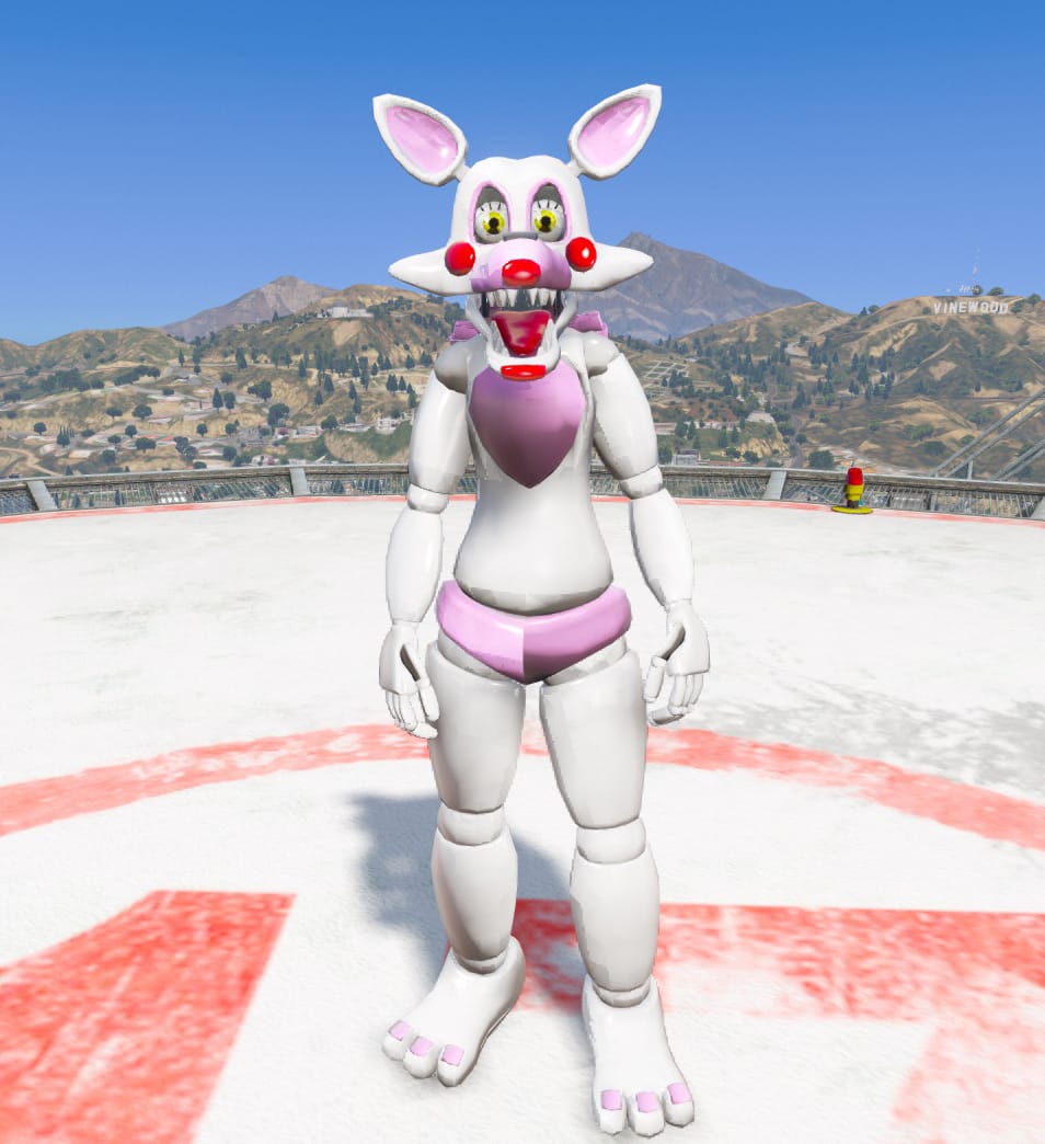 GTA 5 Mods - FNAF MOD w/ FREDDY, BONNIE, CHICA, MANGLE (GTA 5 PC