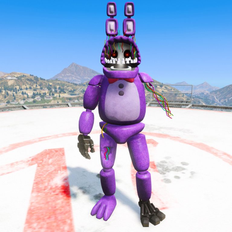 Gta 5 Mod Fnaf Withered Bonnie